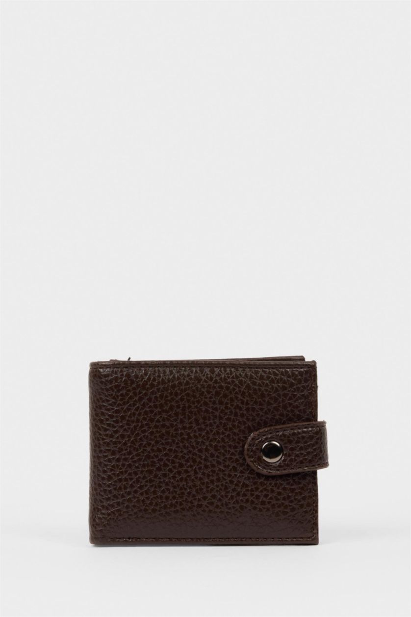 Erkek Kahve Erkek Suni Deri Cüzdan