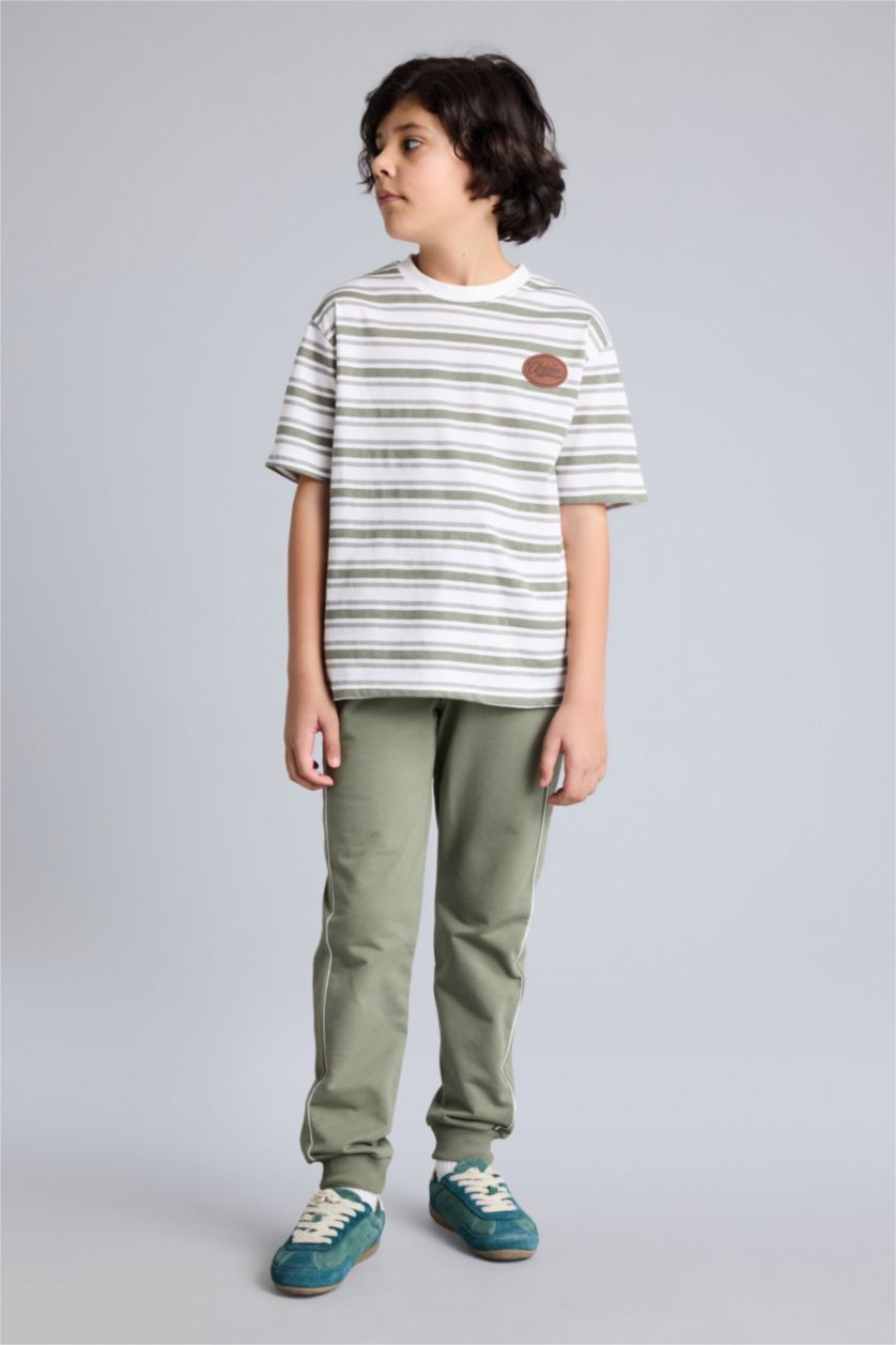 BOYS & TEENS Light Khaki 2 piece Oversize Fit Set