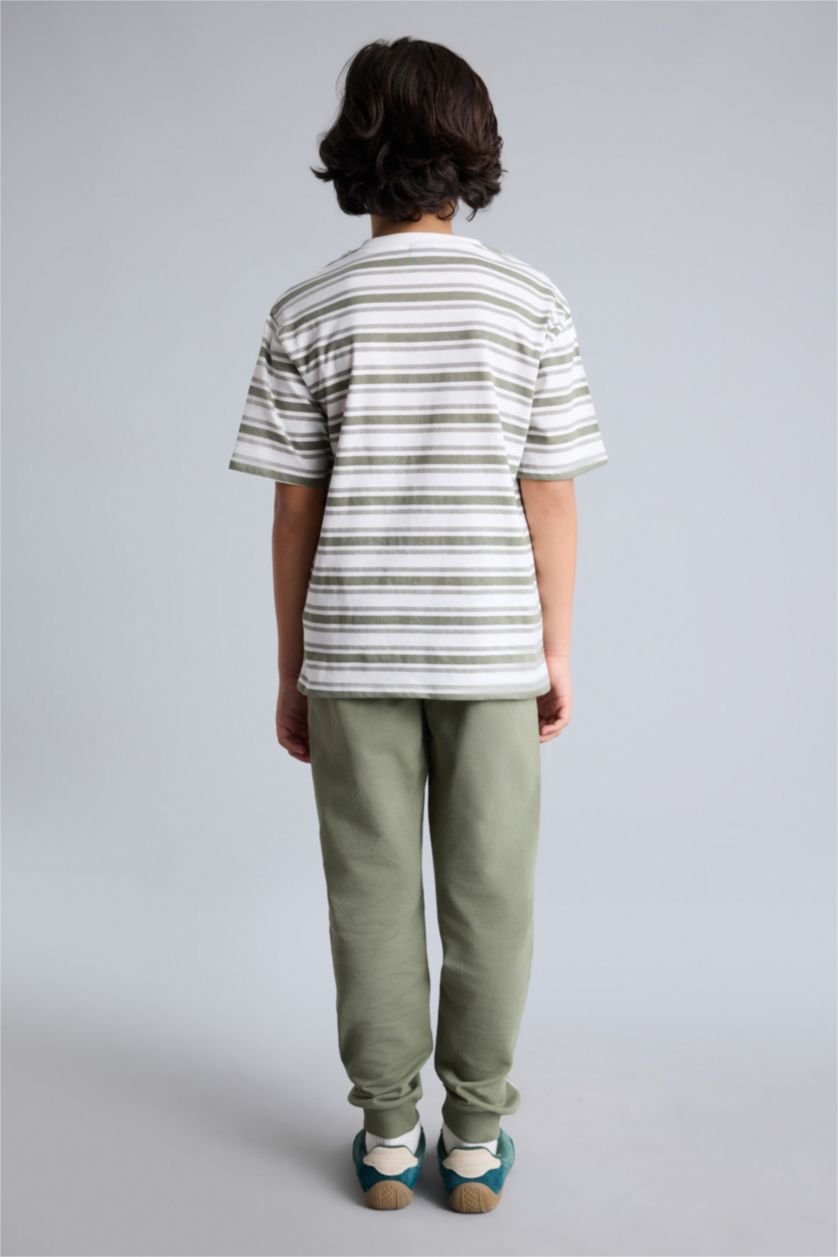 BOYS & TEENS Light Khaki 2 piece Oversize Fit Set