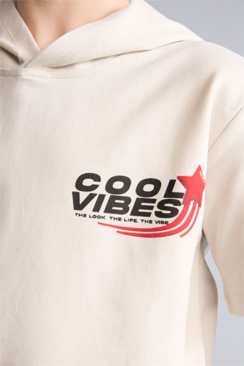 Мальчики и подростки Светло-серый Комплект из свитшотной ткани для мальчиков из 2 предметов