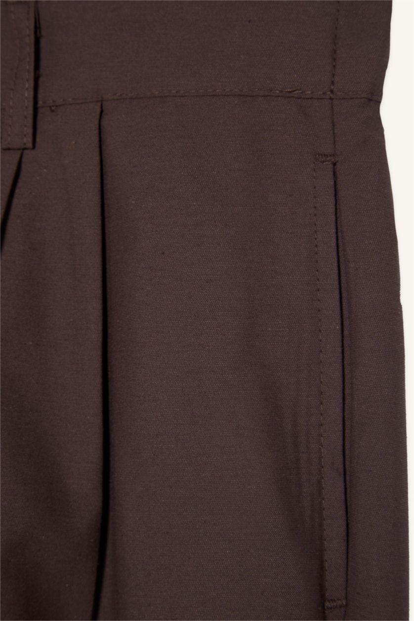 Men Brown Relax Fit Trousers