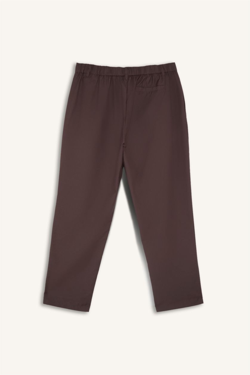 Men Brown Relax Fit Trousers