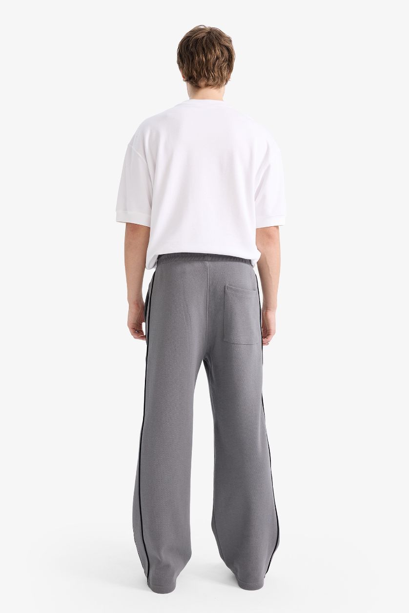 Erkek Gri Geniş Paça Eşofman Altı
