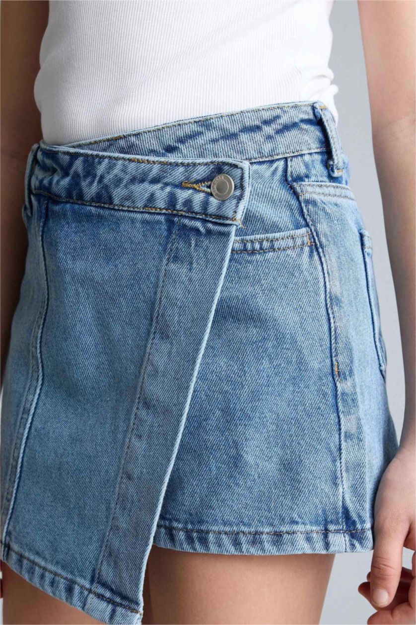Girls & Teens Blue Girl Denim Skort