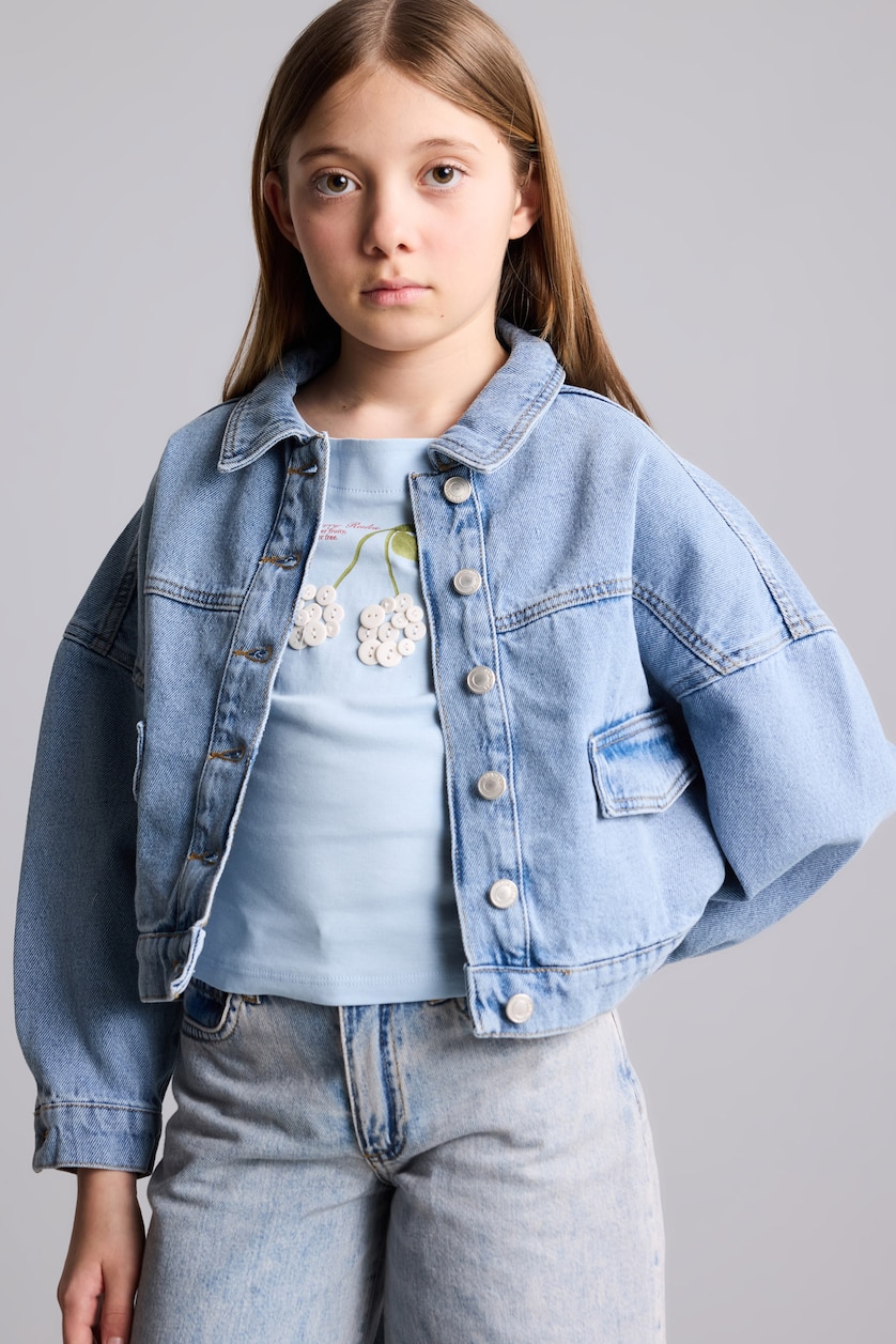 Young Girls - Teen Girls Blue Girl Denim Jacket