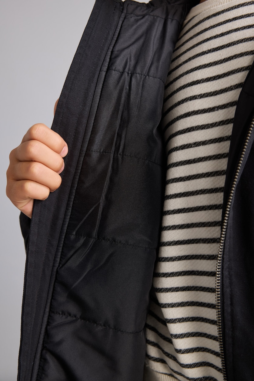 Young Boys - Teen Boys Black Boy Hooded Puffer Jacket