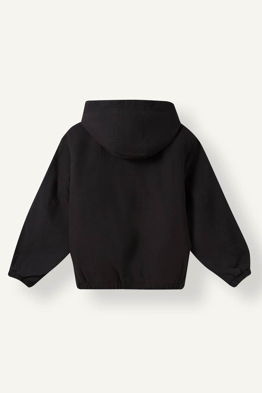 Young Boys - Teen Boys Black Boy Hooded Puffer Jacket