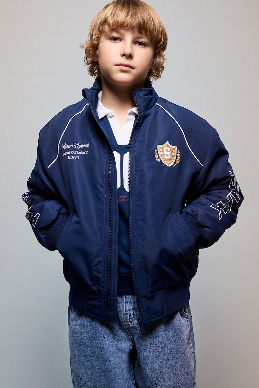 Young Boys - Teen Boys NAVY Boy High Neck Puffer Jacket