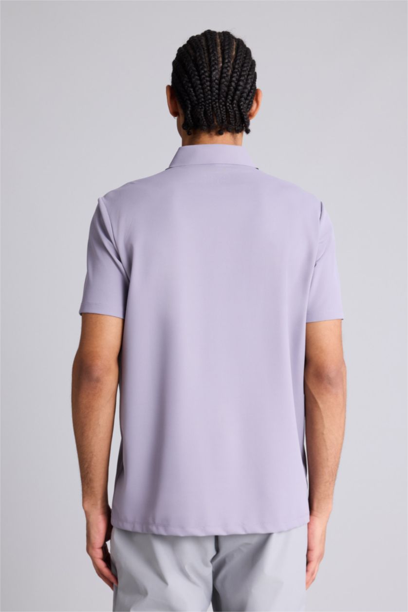 Мужчины Бордовый Футболка поло Standard Fit с коротким рукавом