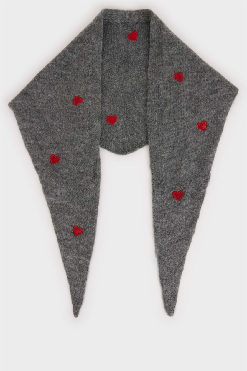 نساء رمادي باندانا نسائي مطرز