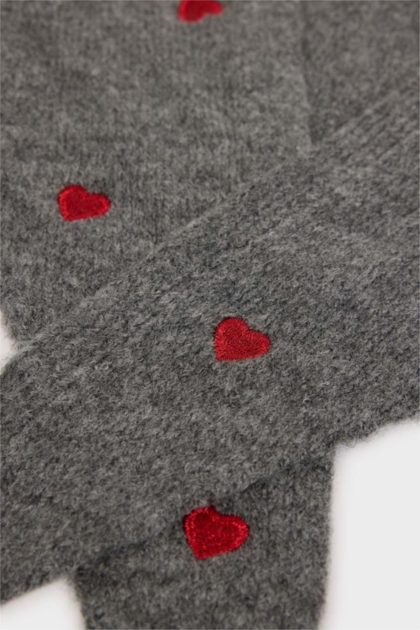 نساء رمادي باندانا نسائي مطرز