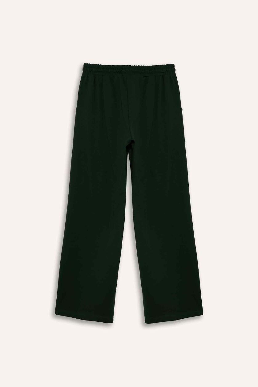 نساء أخضر غامق بنطلون وايد ليج برجل واسع من هاري بوتر