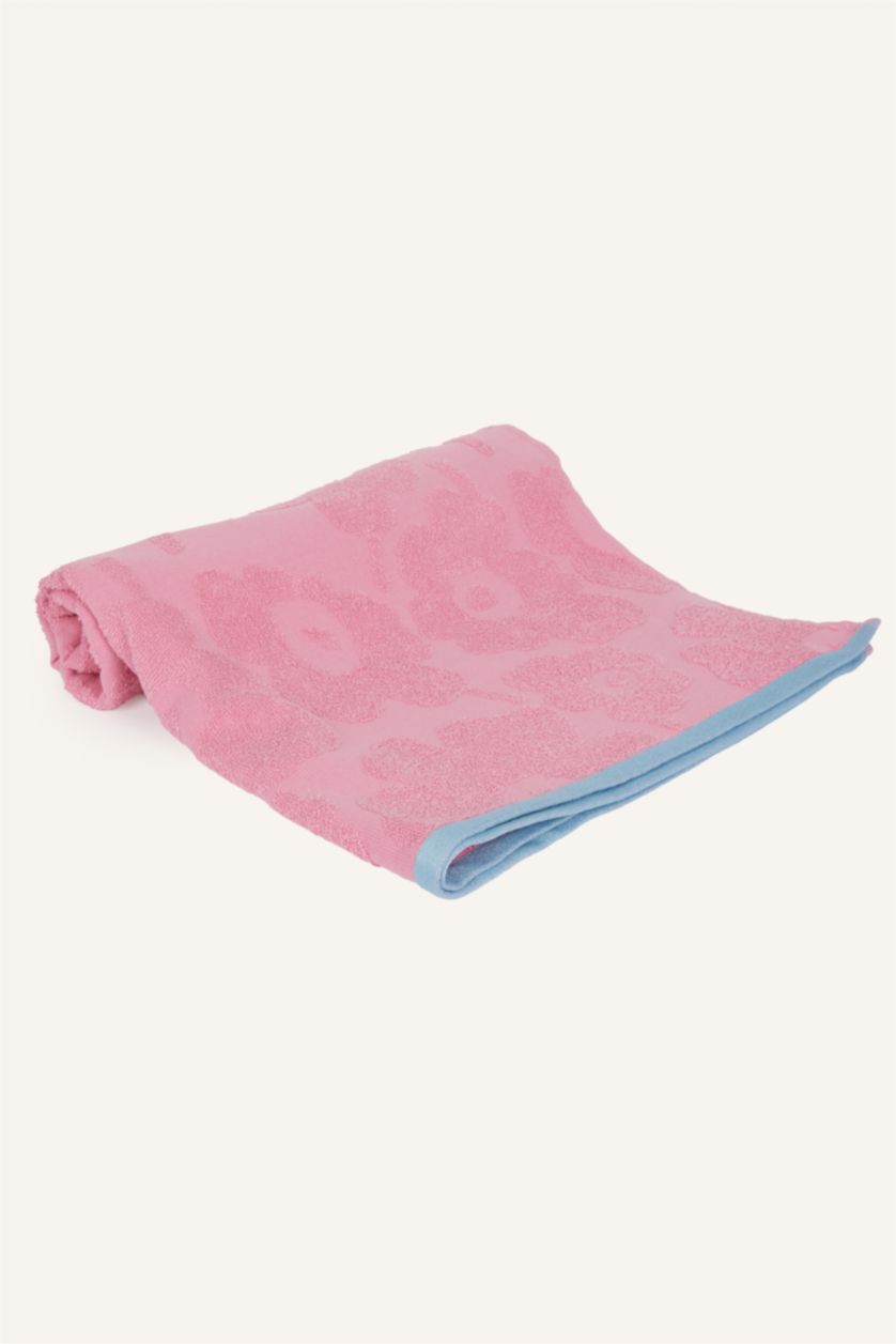 Women Pink Printed Cotton Towel