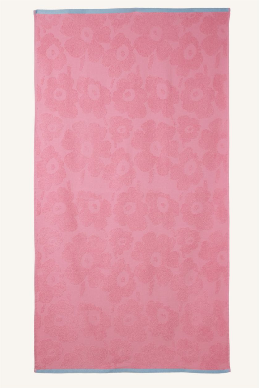 Women Pink Printed Cotton Towel