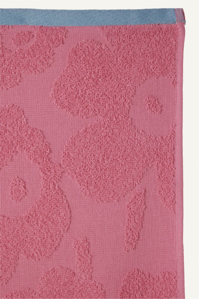 Women Pink Printed Cotton Towel