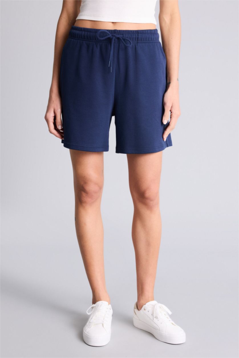 نساء كحلي شورت برمودا بيزك