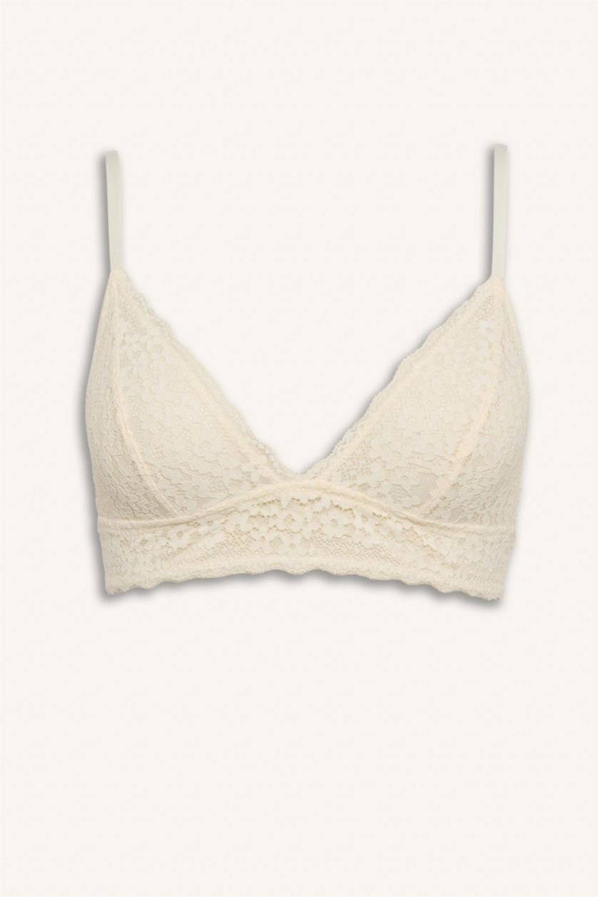 WOMAN Ecru Fall in Love Full Lace Bra