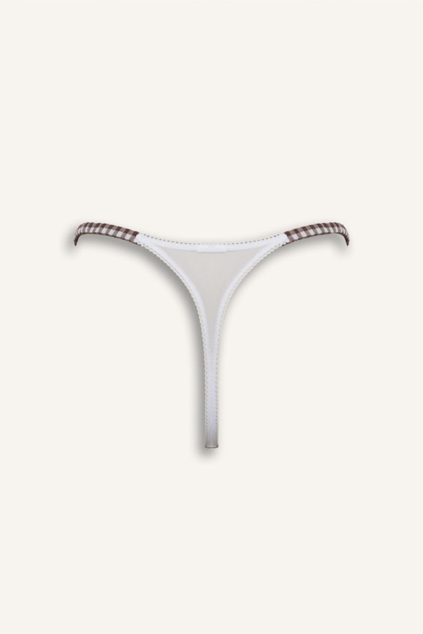 Women Vison With Lace Cotton Slip Panty