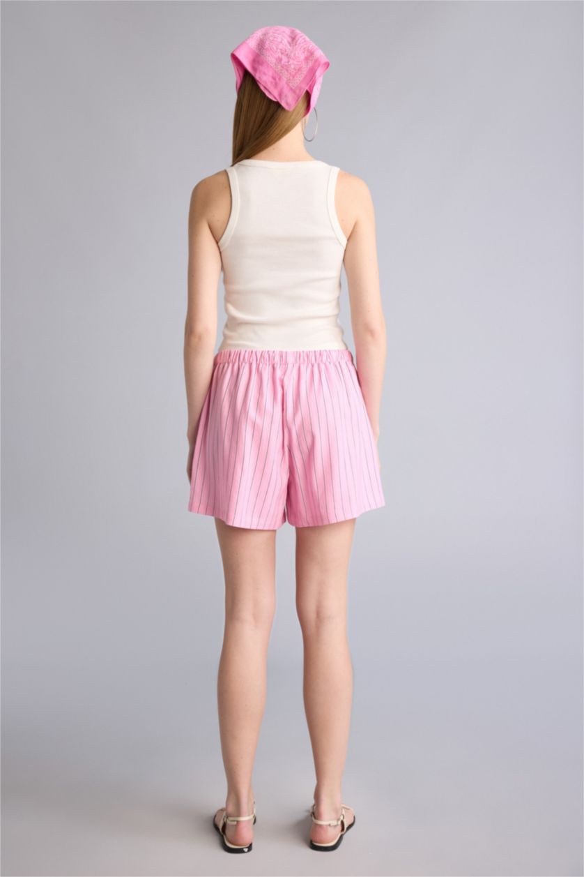 Женщины Светло-розовый Linen Blended