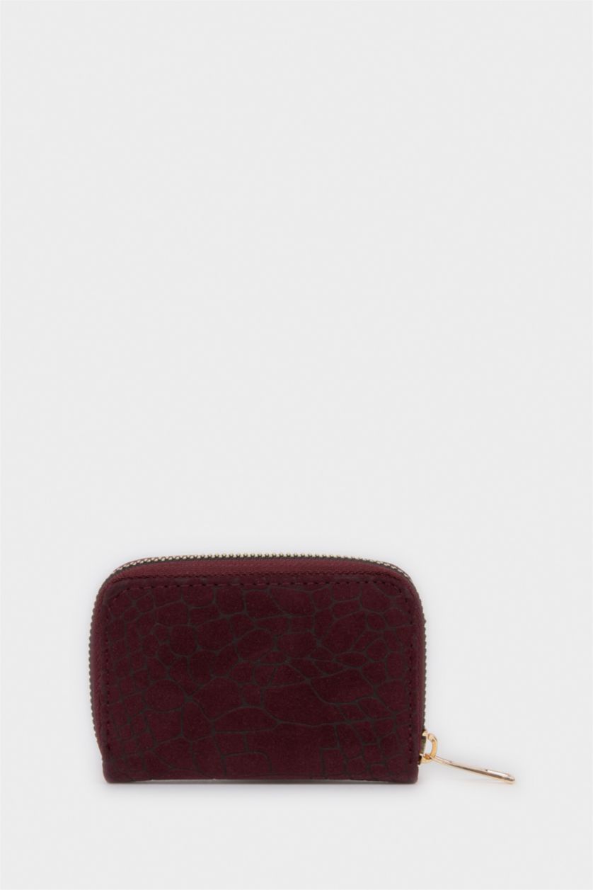 Kadın Bordo Kadın Bozuk Para Çantası