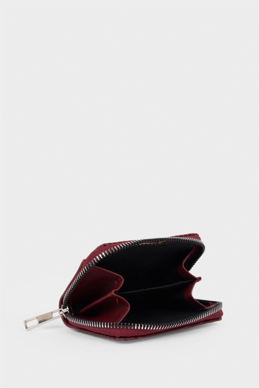 Kadın Bordo Kadın Bozuk Para Çantası