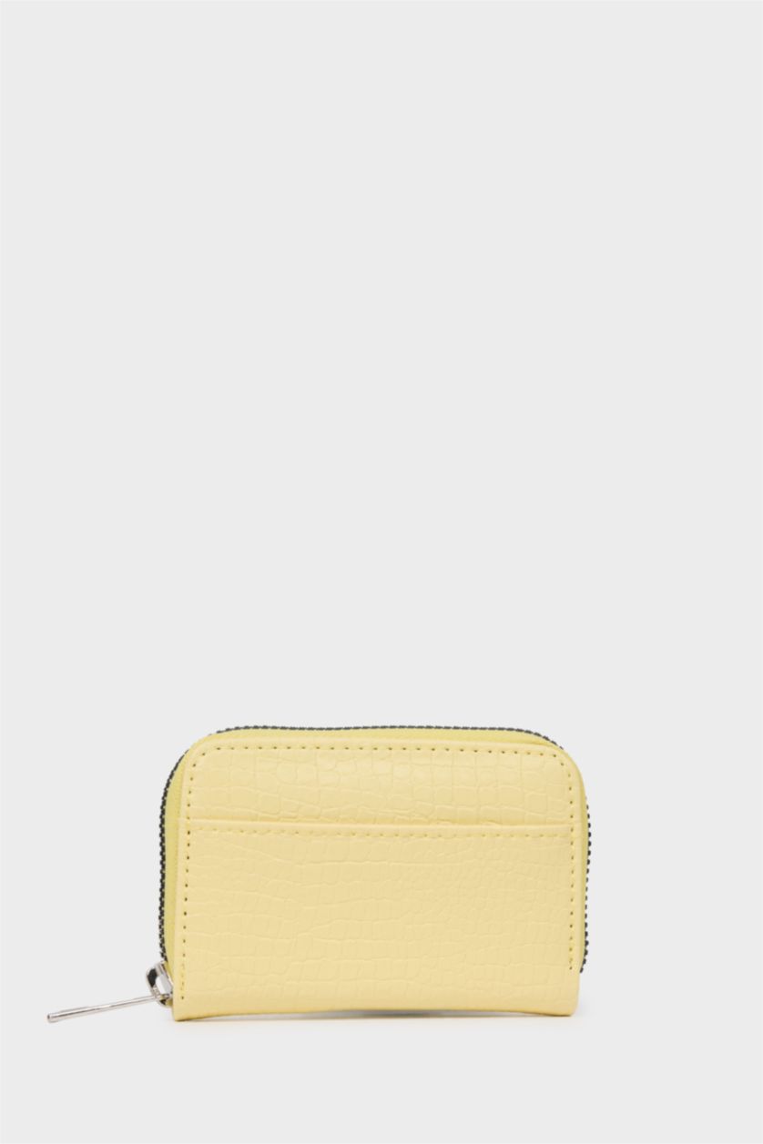 Kadın Açık Sarı Kadın Bozuk Para Çantası