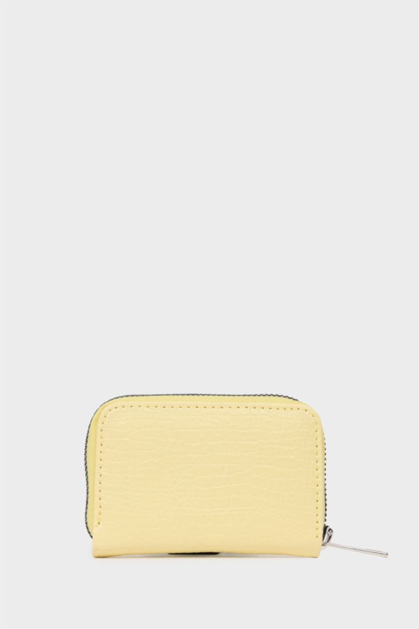 Kadın Açık Sarı Kadın Bozuk Para Çantası