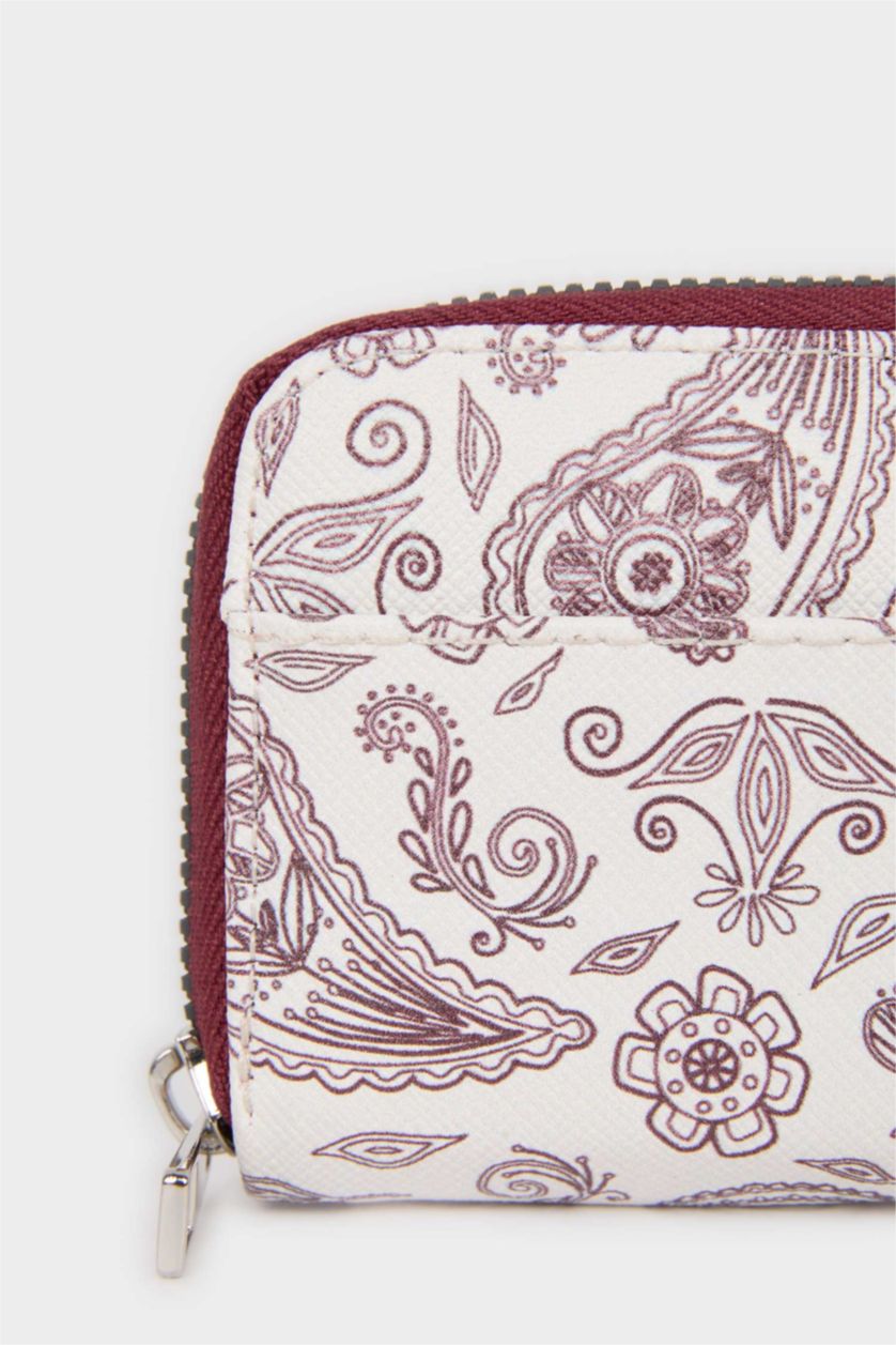 Kadın Bordo Kadın Bozuk Para Çantası