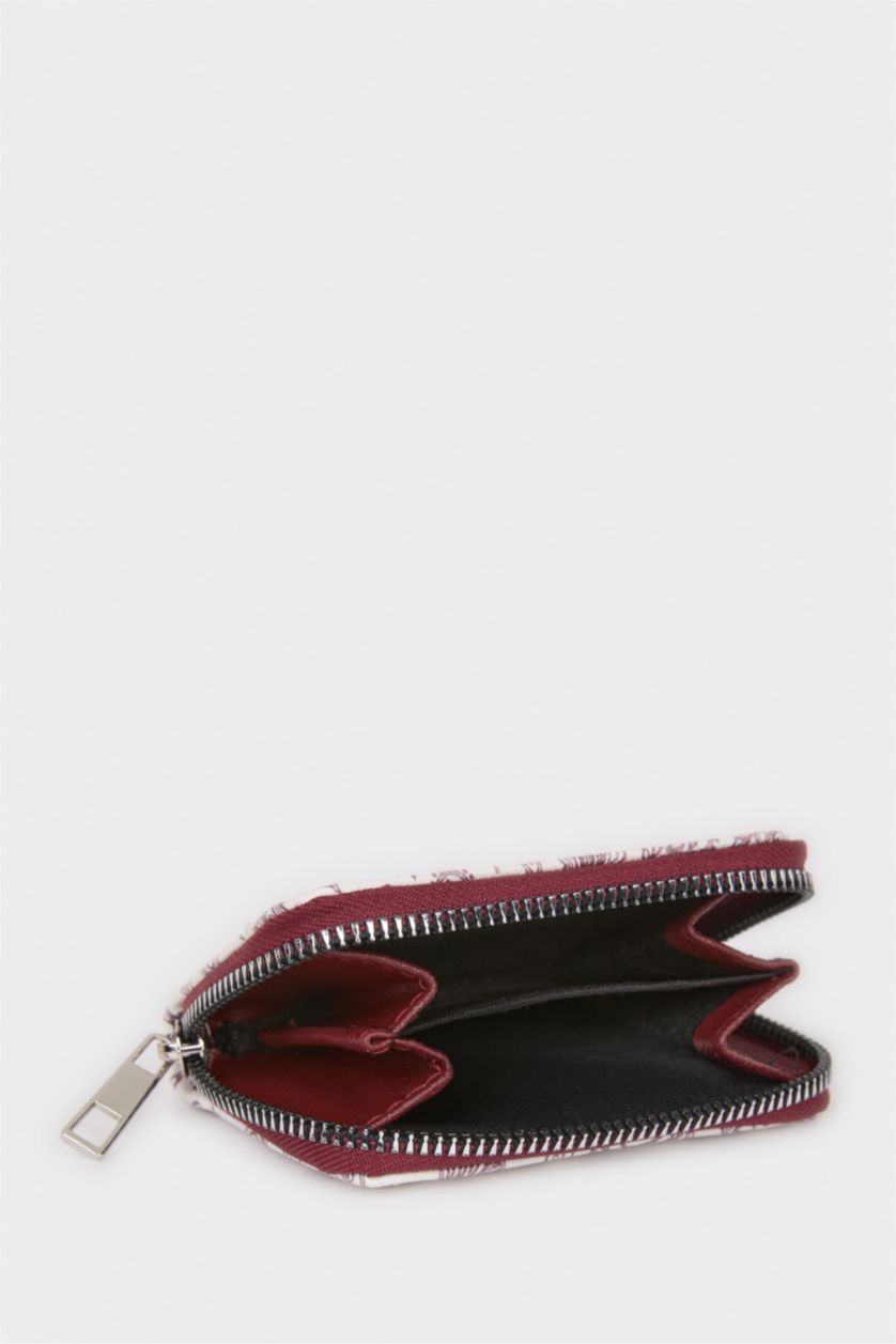 Kadın Bordo Kadın Bozuk Para Çantası