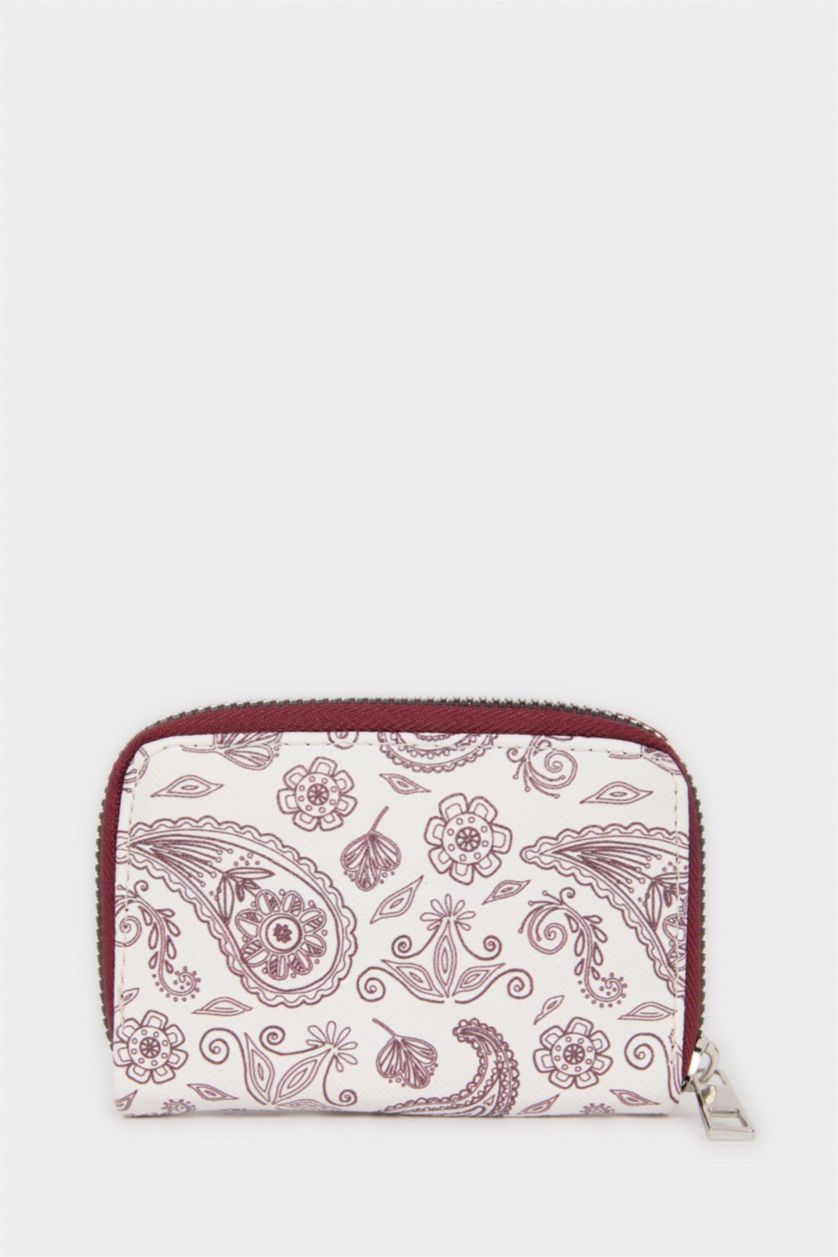 Kadın Bordo Kadın Bozuk Para Çantası