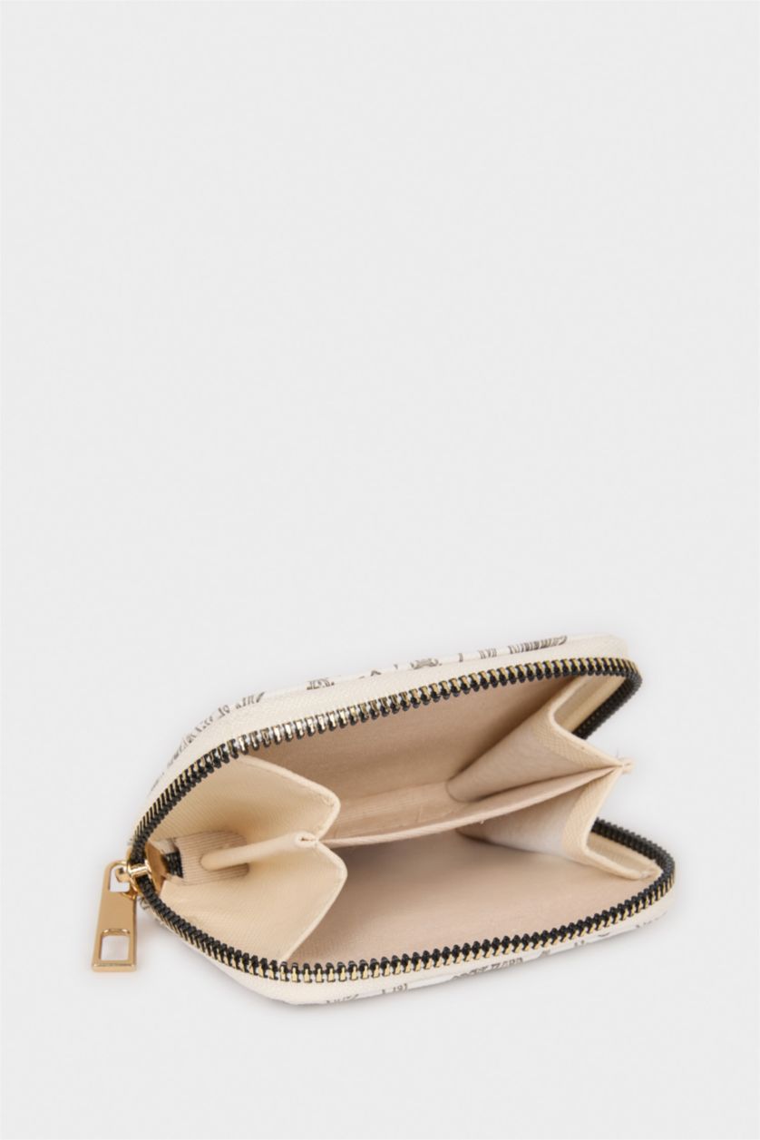 Kadın Ekru Kadın Bozuk Para Çantası