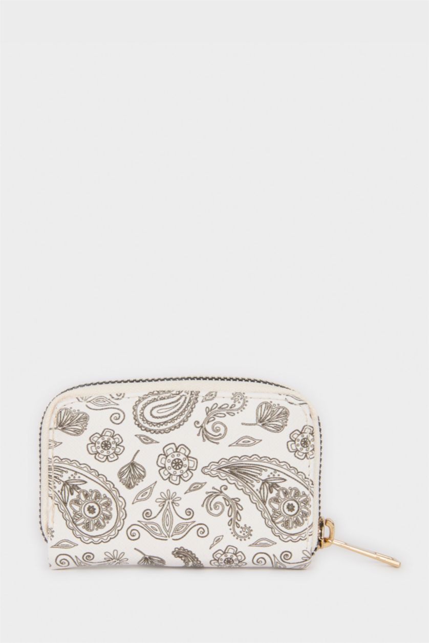 Kadın Ekru Kadın Bozuk Para Çantası