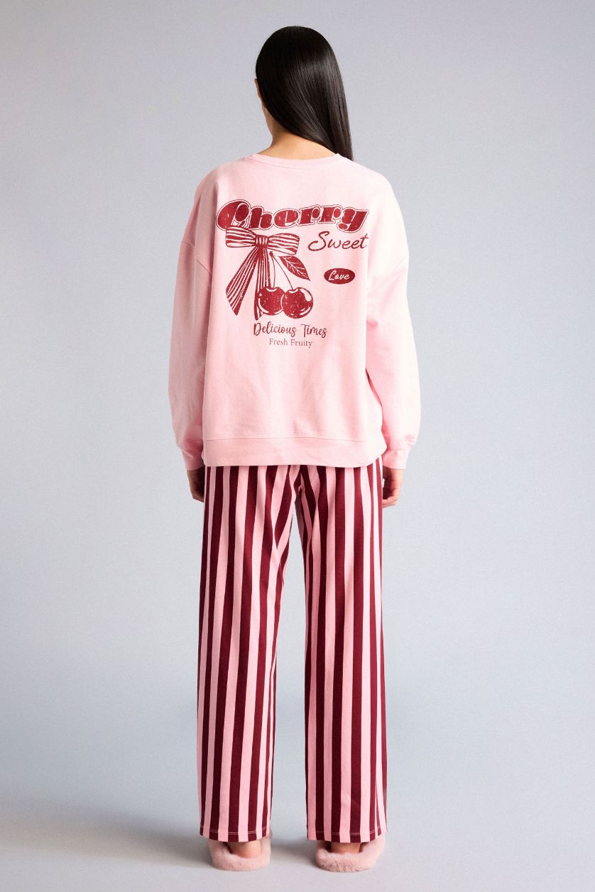 Woman Pink 2 piece Regular Fit Set