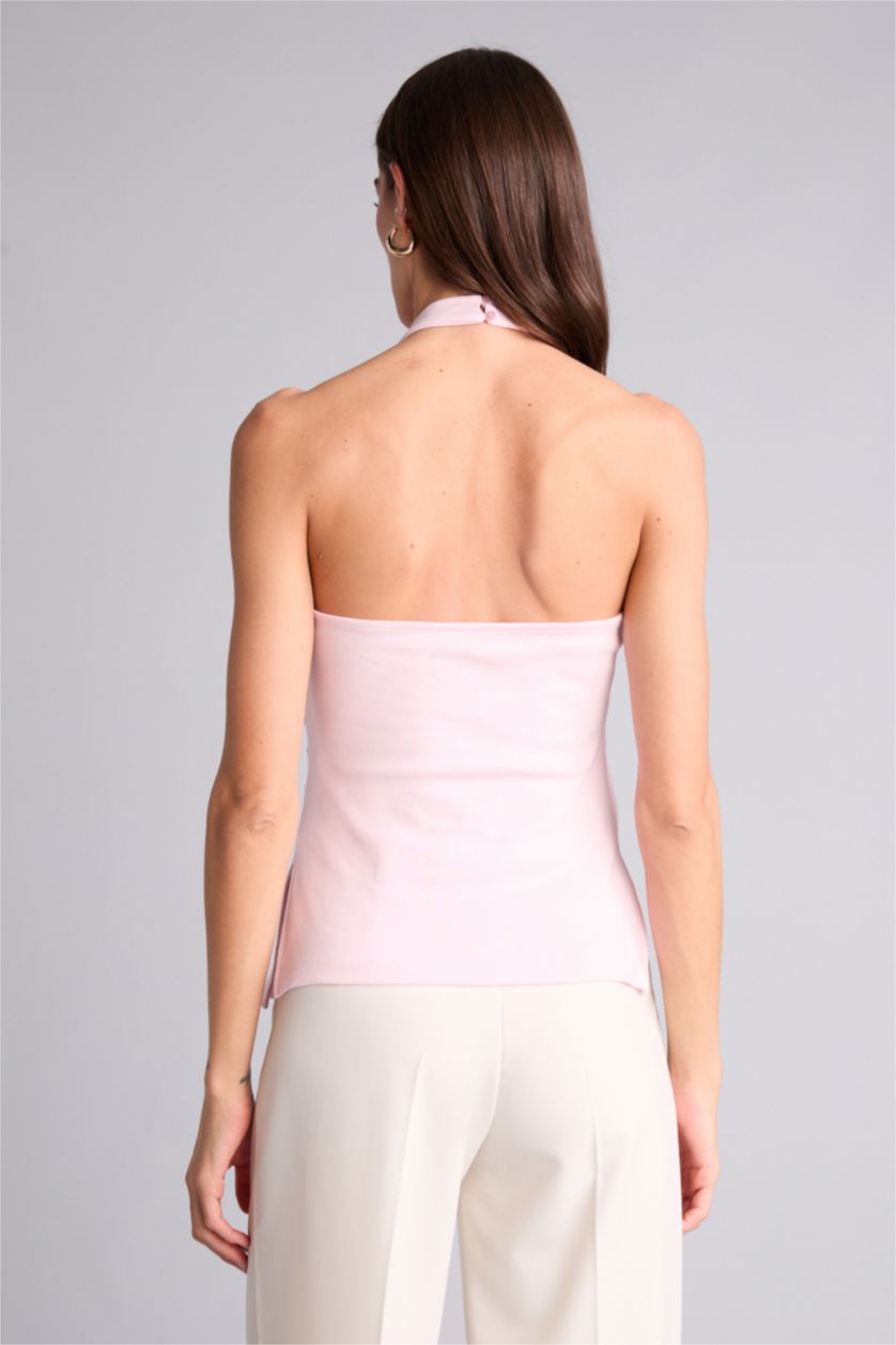 Kadın Açık Pembe Slım Fıt Atlet