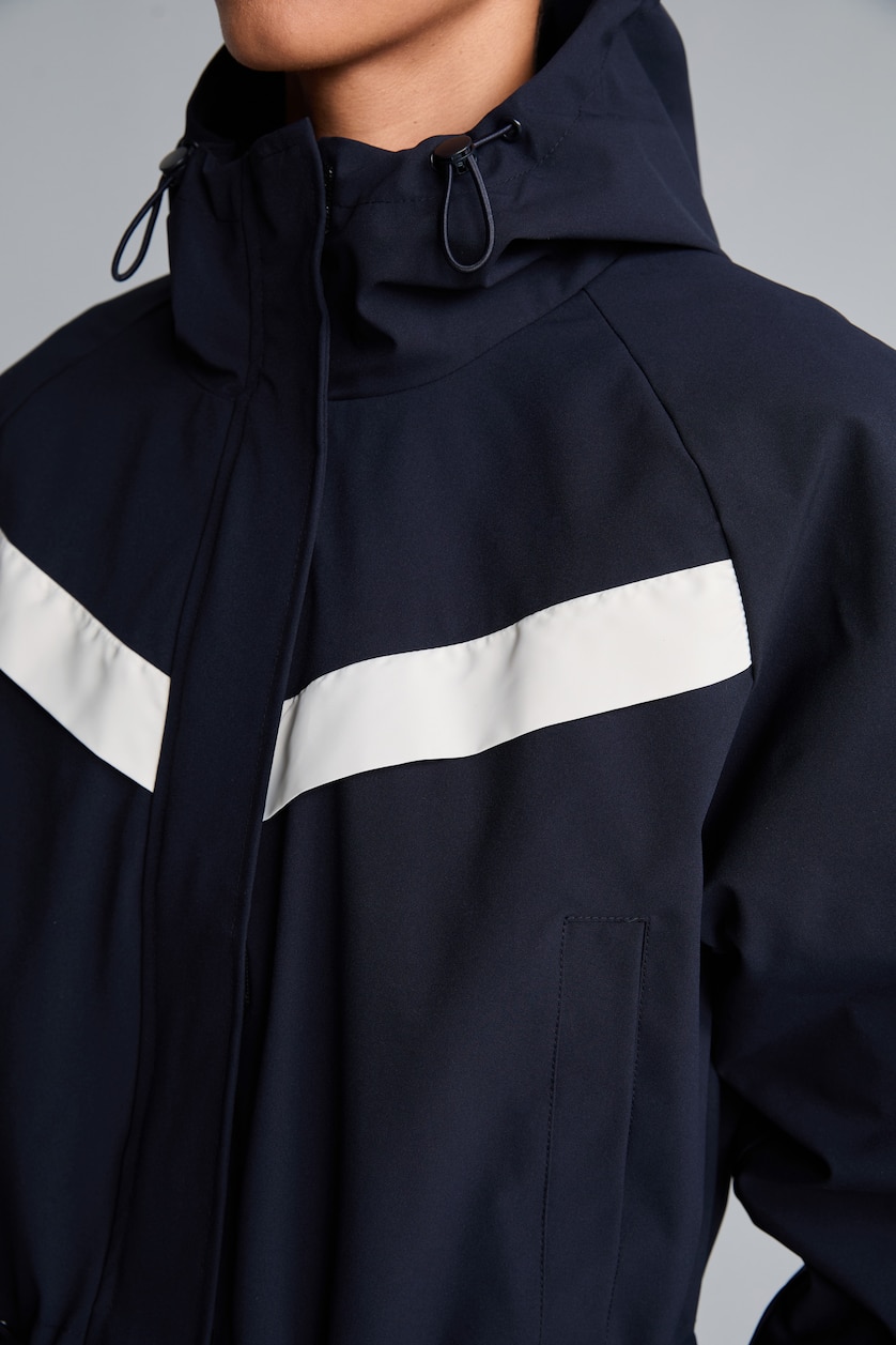 Women NAVY Woman Rain Coat