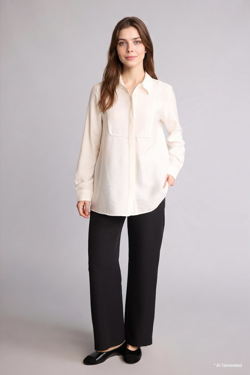 Kadın Siyah Regular Fit Pantolon