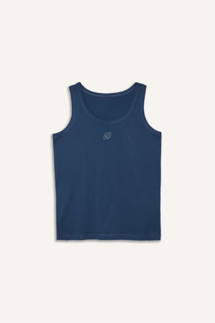 Boys & Teens Indigo Boy 2 piece Regular Fit Tank Top