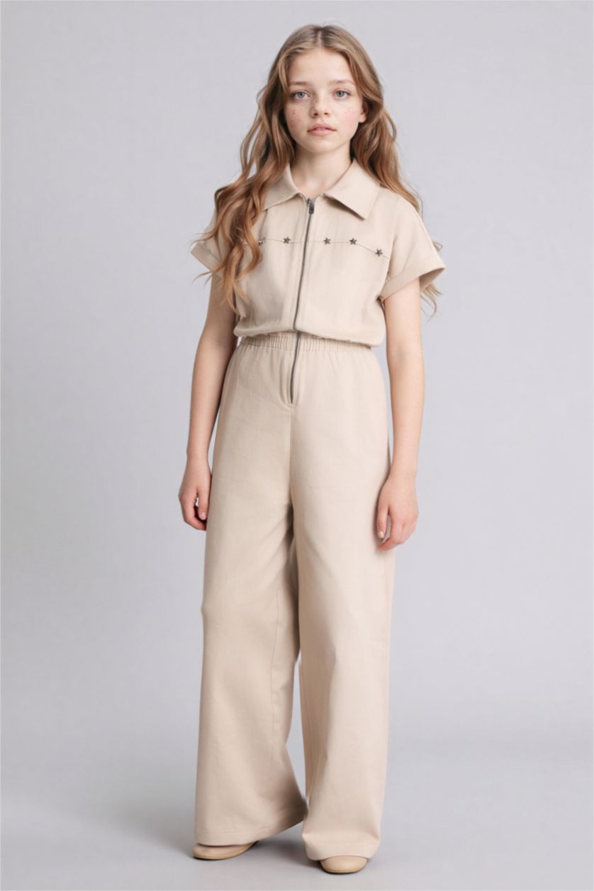 GIRLS & TEENS Stone Girl Gabardine Jumpsuit