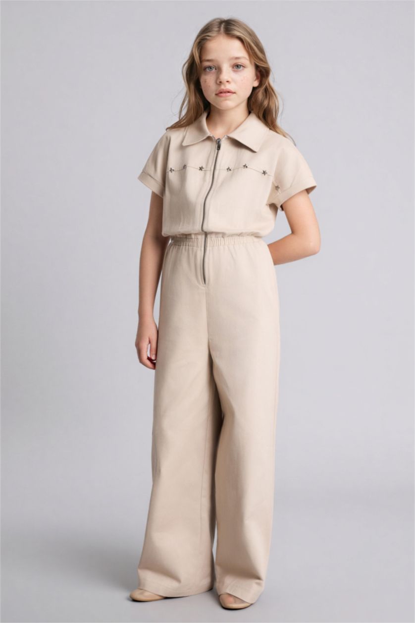 GIRLS & TEENS Stone Girl Gabardine Jumpsuit
