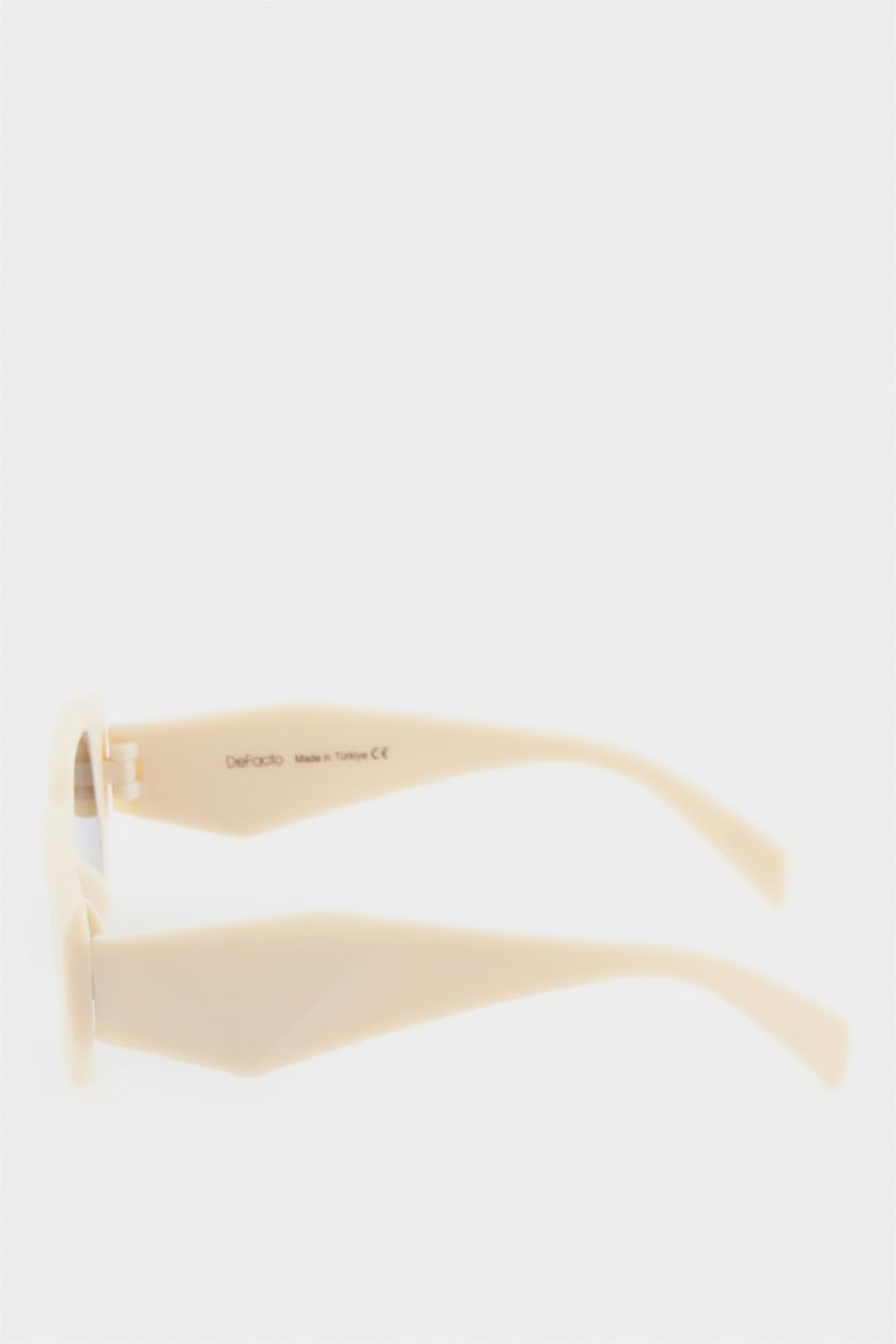 Kız Çocuk - Genç Kız Beyaz Güneş Gözlüğü Kız Çocuk