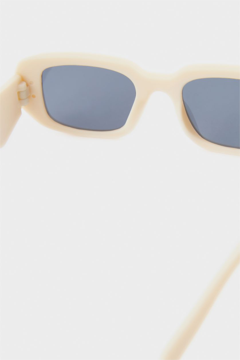 Kız Çocuk - Genç Kız Beyaz Güneş Gözlüğü Kız Çocuk