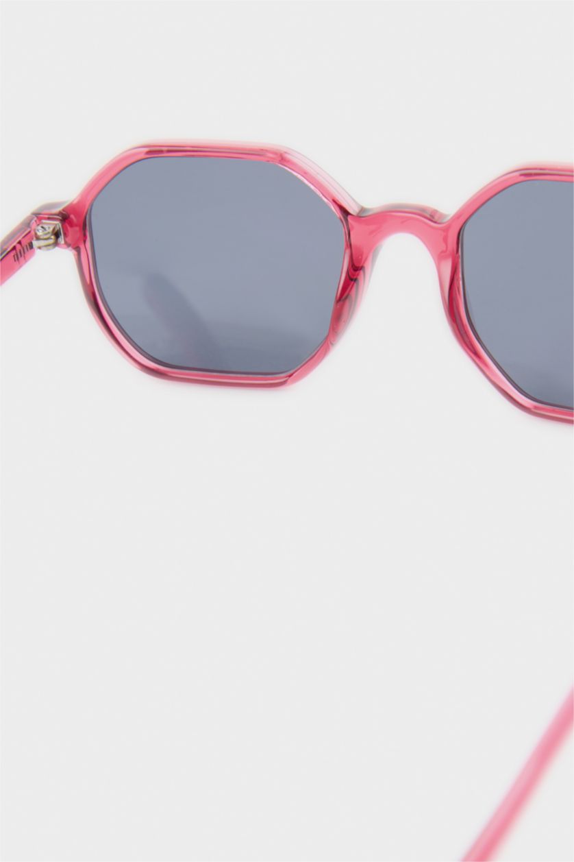 Kız Çocuk - Genç Kız Koyu Bordo Güneş Gözlüğü Kız Çocuk