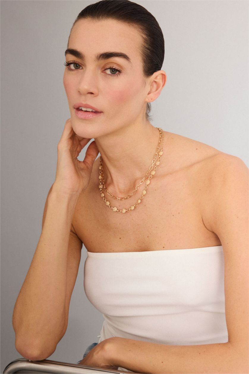 WOMAN GOLD سلسله حريمي - قطعتين