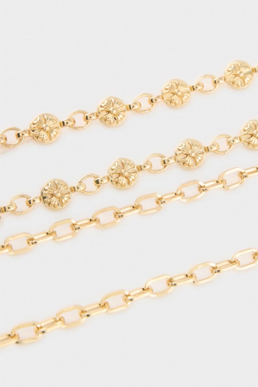 WOMAN GOLD سلسله حريمي - قطعتين