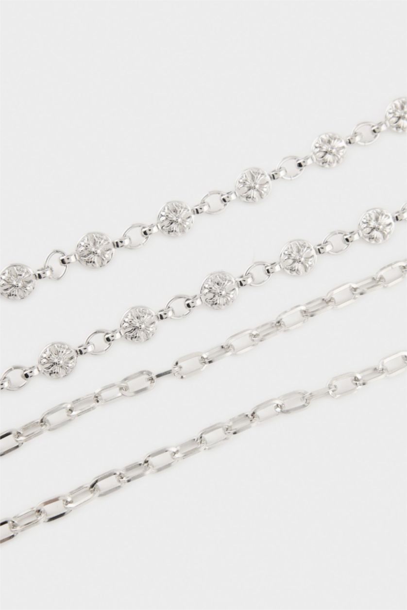 WOMAN SILVER سلسله حريمي - قطعتين