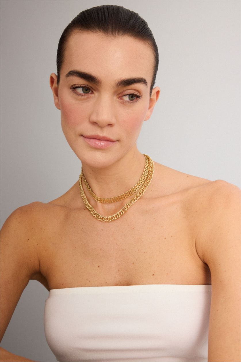 WOMAN GOLD سلسله حريمي - قطعتين