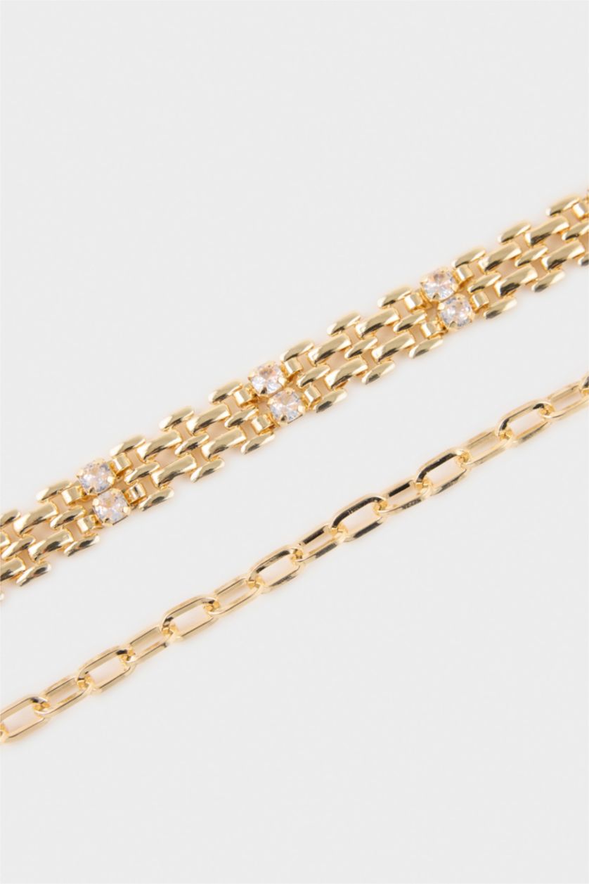 Kadın Altın Kadın 2'li Bileklik