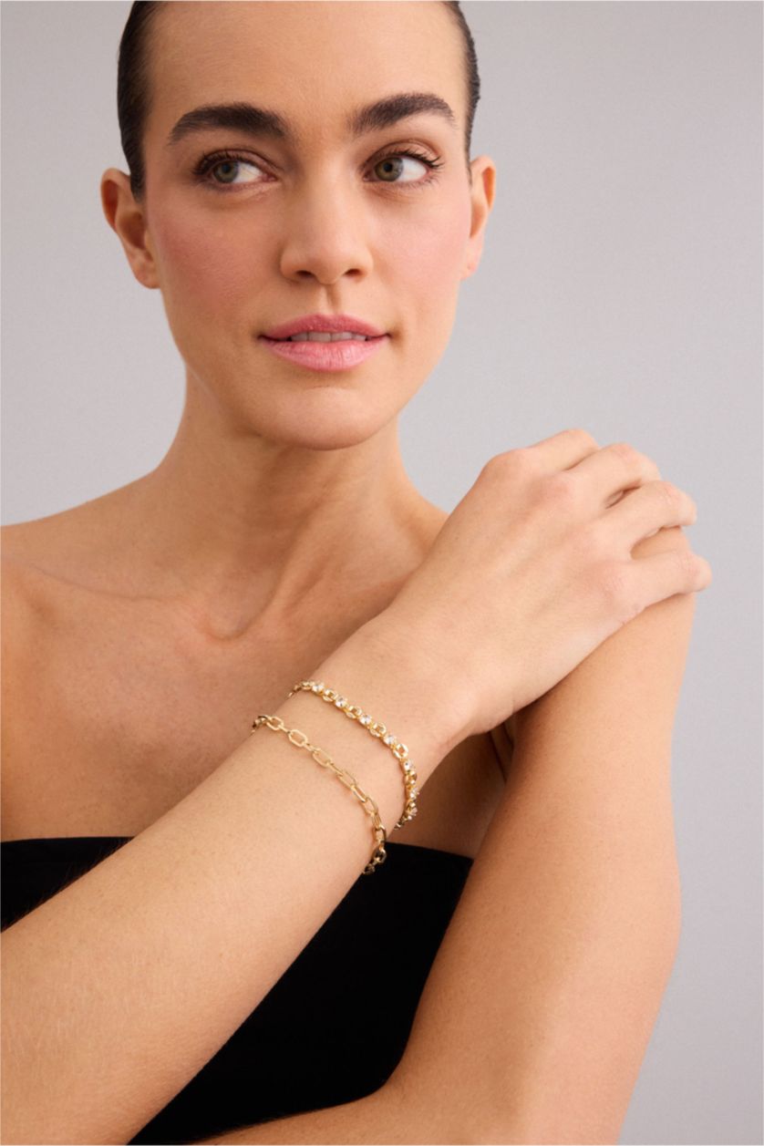 Kadın Altın Kadın 2'li Bileklik