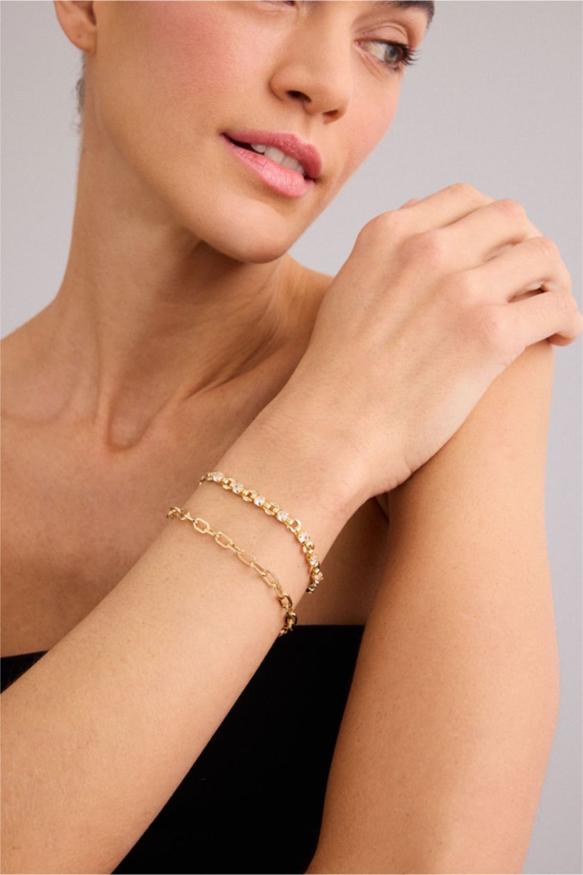 Kadın Altın Kadın 2'li Bileklik