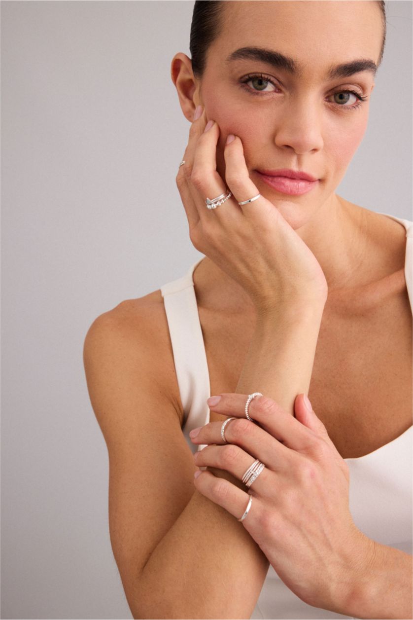 Kadın Gümüş Kadın 15'li Yüzük